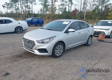 2022 Hyundai Accent Se из США, поврежденный, VIN 3KPC24A6XNE185206